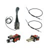 3sekce hydraulick  sada: 40L rozvaděč + 6/2 elektromagnetickě ventil + joystick s jedním tlačítkem + dva 2,5m kabely