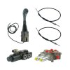 3sekce hydraulick  sada 120L/min: Joystick 1 tlačítko + 2x 2,5m kabel + 2sekcerozvaděč 120L s jednou plovoucí sekce + Solenoidově ventil
