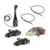 23075 4sekce hydraulick sada 120l rozvadec s plovouci sekce joystick se dvema tlacitky dva 2m kabely 2x 6 2 elektromagneticke ventil