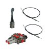 23298 hydraulick sada 2sekce joystick bez tlacitka 2x vlasec 3m 2sekce splitter 60l s jednou plovouci sekci