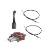 2sekce sada hydraulick‚ho joysticku bez tlačítka + 2x kabel 1m + 2sekce rozvaděč 90l