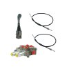 23526 hydraulick sada 2sekce joystick bez tlacitka 2x kabel 1 5m 2sekce rozvadec 120l