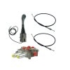 Hydraulick  sada 2sekce joystick 1 tlačítko + 2x kabel 1m + 2sekce rozvaděč 120l