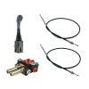 23859 2sekce hydraulick sada 40l min joystick bez tlacitka 2x kabel 3m 2sek rozvadec 40l