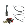 2sekce hydraulick  sada 80L/min: Joystick bez tlačítka + 2x Kabel 2m + 2sekce rozvaděč 80L s jednou plovoucí sekcí