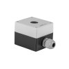 Pouzdro pro elektrické joysticky nebo manipulátory, jeden otvor, s kabelovou průchodkou, montážní otvor 22mm