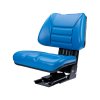 Univerzální dělené sedadlo PVC sedadlo pro traktory a stroje modré Ursus C-330 C-360 Massey Ferguson MF 235 a 255 Zetor