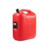 34355 plastovy kanystr na palivo olej a vodu 20l cerveny s nalevkou