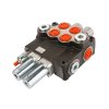 2-sekční hydraulický rozvaděč, 160l/min, ovládaný lanky a joystickem