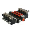 Hydraulický monoblokový rozvaděč 4 sekční 40L