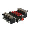 Hydraulický monoblokový rozvaděč 5 sekční 40L