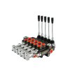 Hydraulický monoblokový rozvaděč 5 sekční 80L