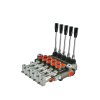 Hydraulický monoblokový rozvaděč 5 sekční 40L