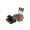 8552 hydraulicky monoblokovy rozvadec 3 sekcni 60l min
