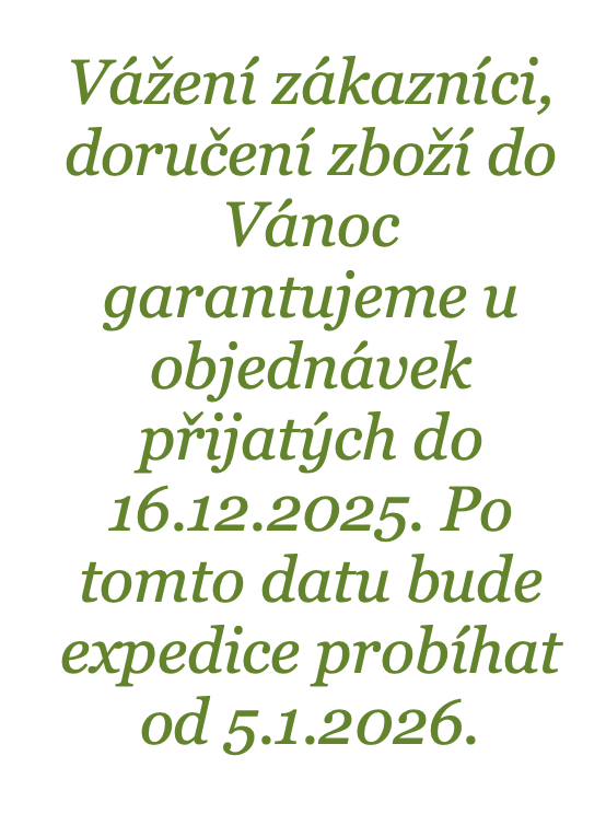 Doručení do Vánoc