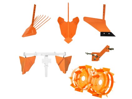 Akční set příslušenství ke kultivátoru