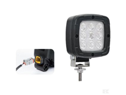 pracovni svetlo led 15w 1800 lm sirokouhle s konektorem deutsch