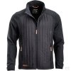 panska bunda tmave seda vel 3xl hybridni fleece