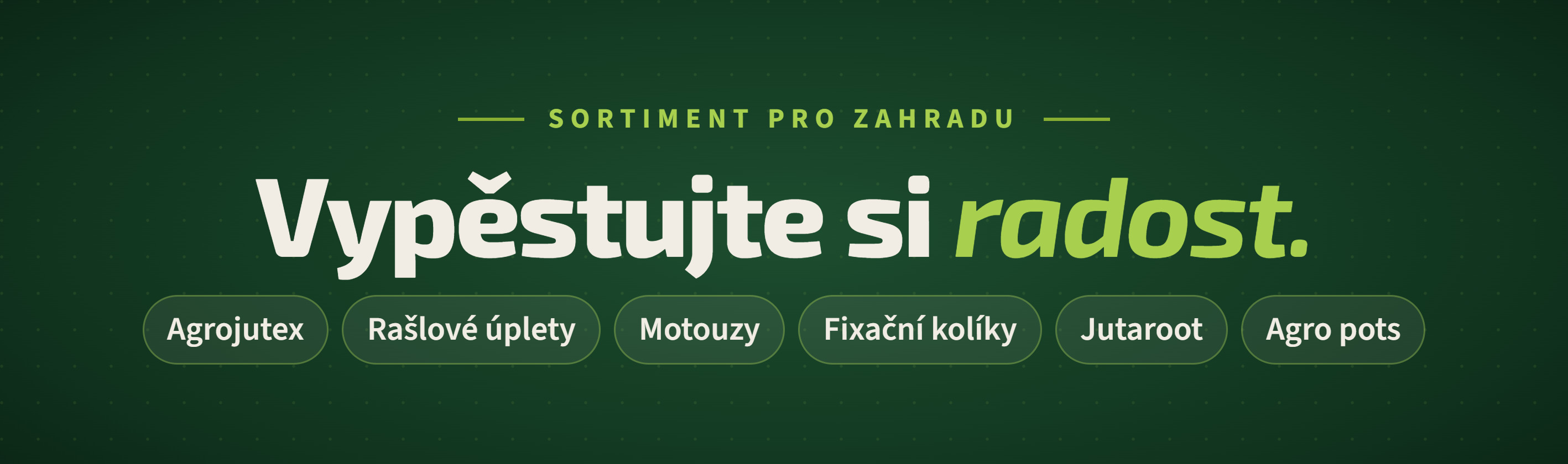 Vše pro zahradu