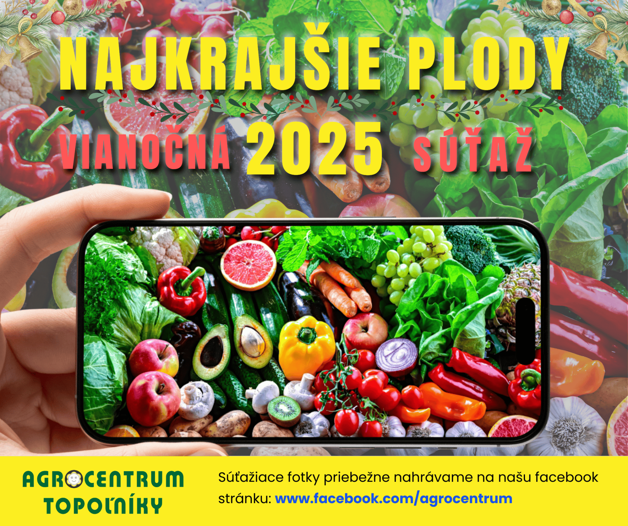 NAJKRAJŠIE PLODY 2025 - VIANOČNÁ SÚŤAŽ