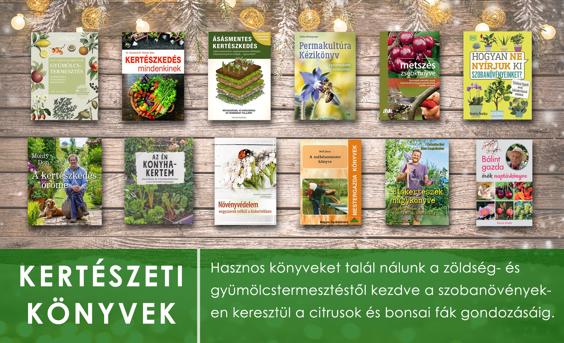Kertészeti könyvek