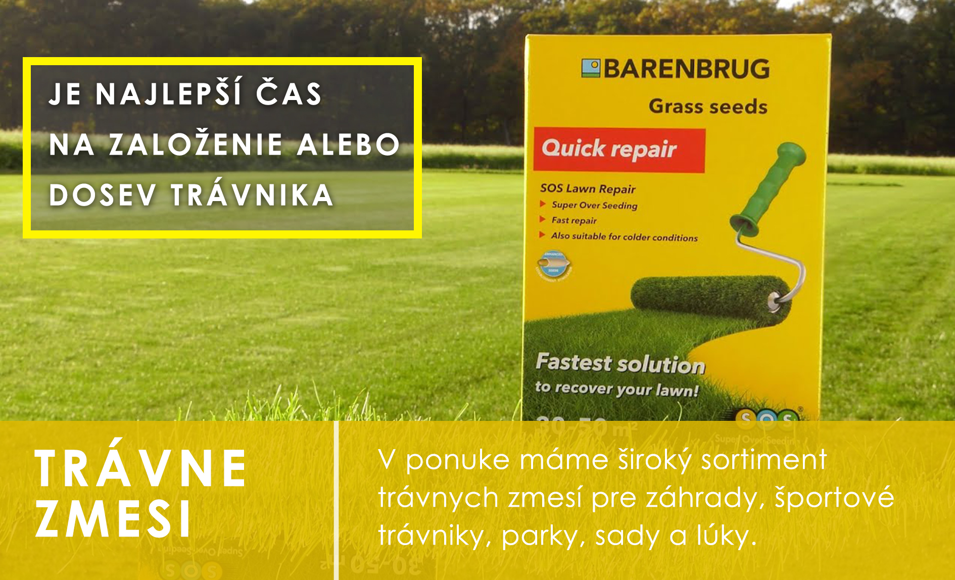 Trávne zmesi