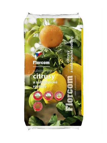 FLORCOM Substrát pre citrusy a subtropické rastliny 20l