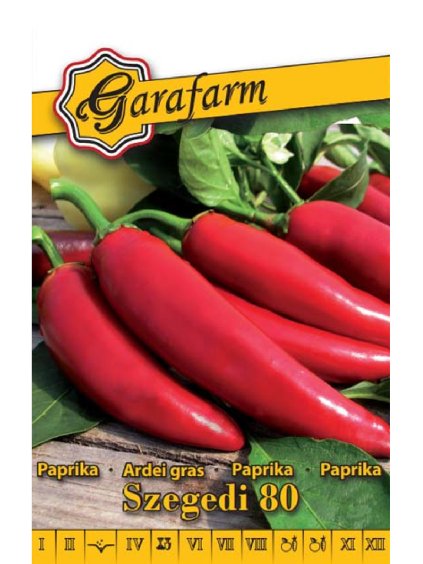 Paprika koreninová 'Szegedi 80' 0,5g garafarm