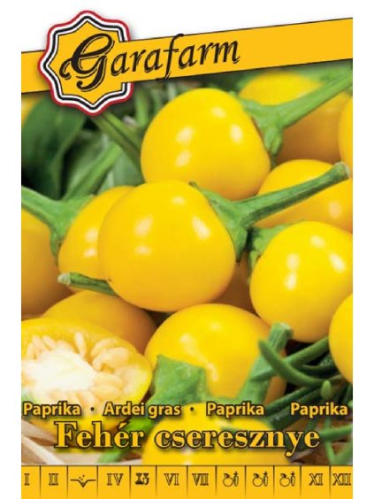 Paprika čerešňová 'Fehér cseresznye' 0,5 g garafarm