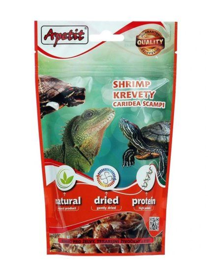 APETIT Shrimp Krevety pre korytnačky 60g