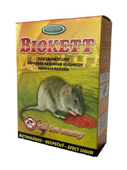 BIOKETT Prípravok na hubenie hlodavcov 150g