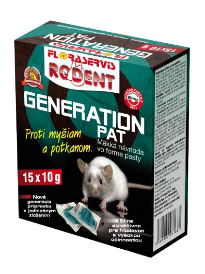 Generation Pat Proti hlodavcom 15x10g