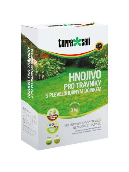 Terrasan Hnojivo pre trávniky proti burine 3 kg