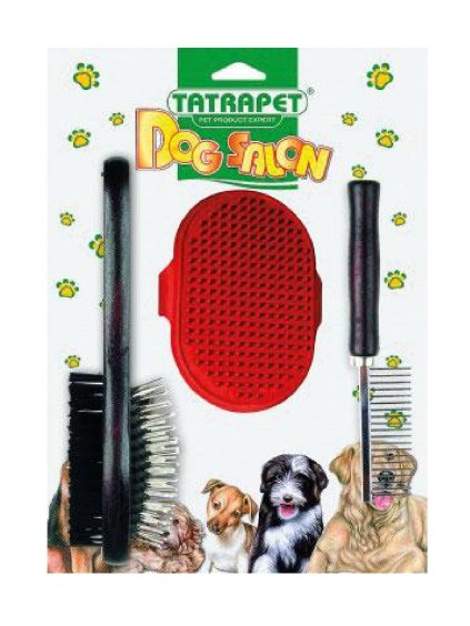 TATRAPET Kefa hrebeň sada 3ks