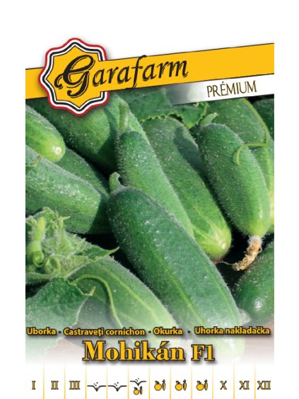 Uhorka 'Mohikán F1' 0,7g garafarm