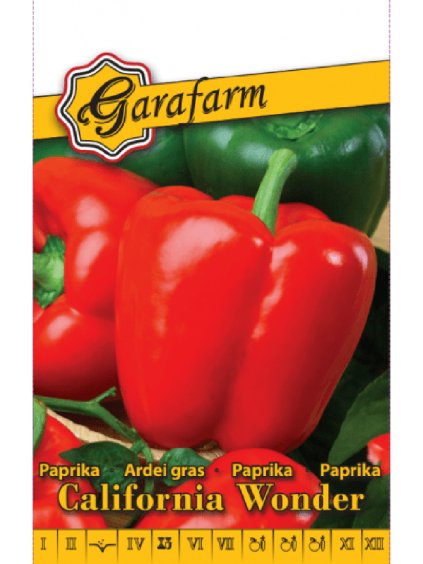 Paprika 'California Wonder' 0,6g garafarm