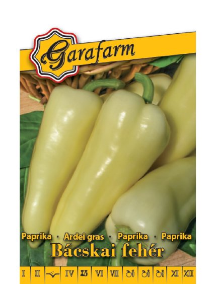 Paprika 'Bácskai fehér' 0,5g
