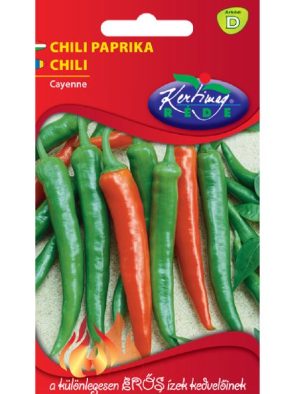 Paprika chili 'Cayenne' 20 semien rédei