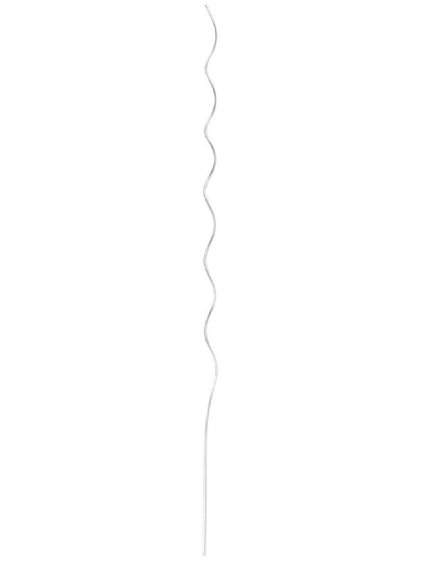 Tyč špirála k rastlinám pozinkovaná 150cm Ø6mm