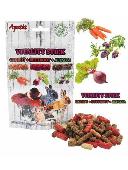 vitality stick carrot bettroot alfa120g