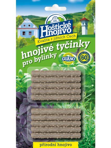 Hoštické hnoj.tyčinky pre bylinky 10ks