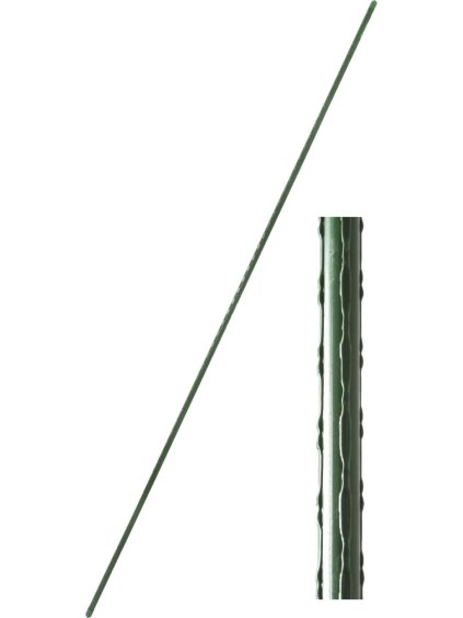 Növénykaró acélból műanyag bevonattal 120cm Ø16mm