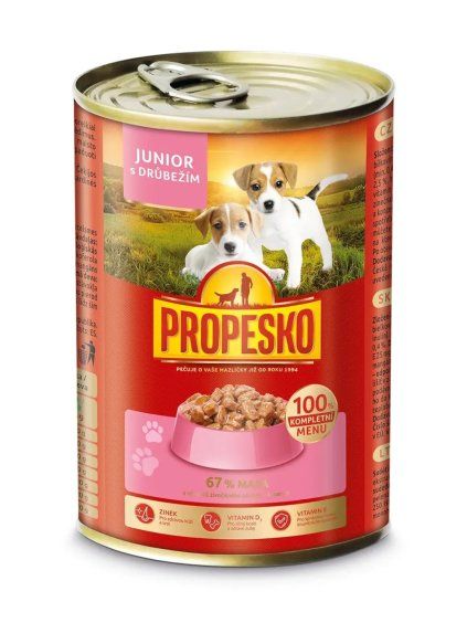 PROPESKO Kúsky per junior 415g