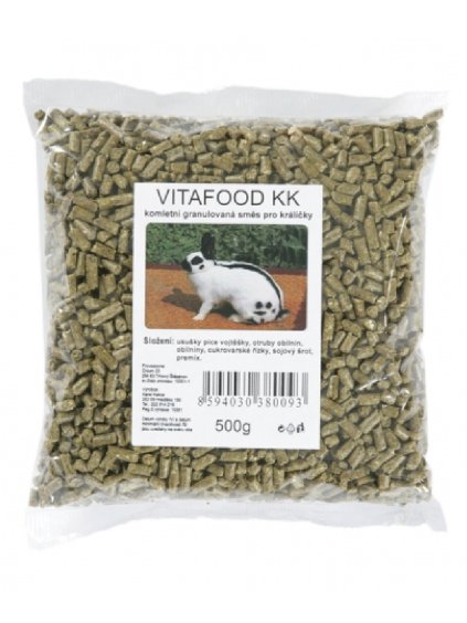 VITAFOOD KK Zmes kŕmna pre trpasličie králiky 500g