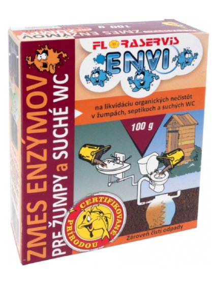 Zmes enzýmov pre žumpy a suché WC 3x100g