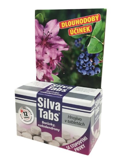 SILVATABS Tablety na čučoriedky a rododendrony 25 ks