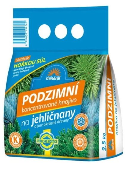 FORESTINA Mineral Jesenné hnojivo pre ihličnany a okrasné dreviny 2,5 kg