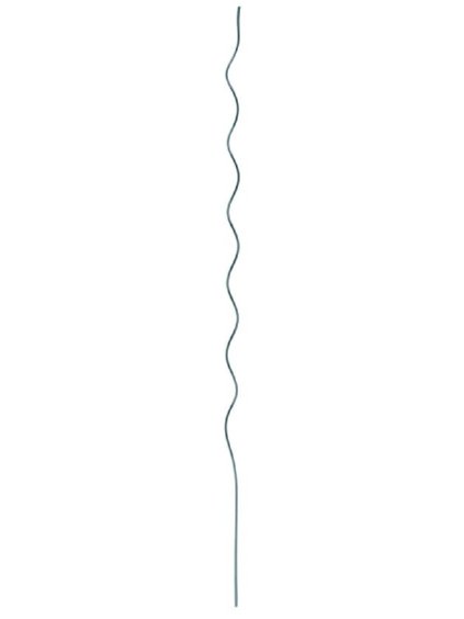 Tyč špirála, drôtená, zelená 200cm Ø7mm