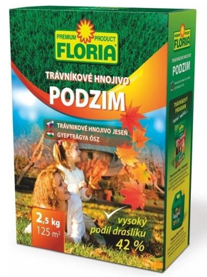 FLORIA Minerálne trávnikové hnojivo Jesenné 2,5kg