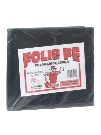 Fólia čierna polohadice 0,8x10 m